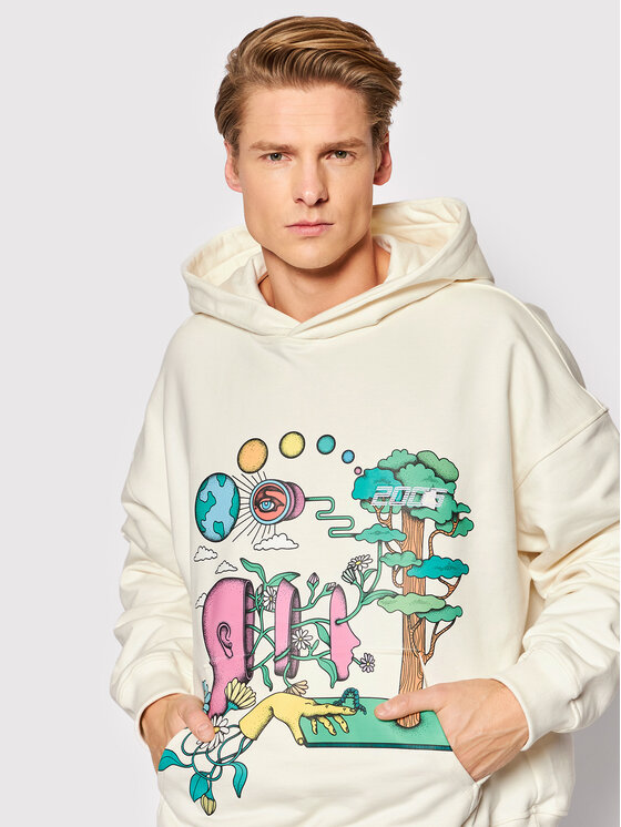 2005 2005 Суитшърт Unisex Dream Бежов Regular Fit