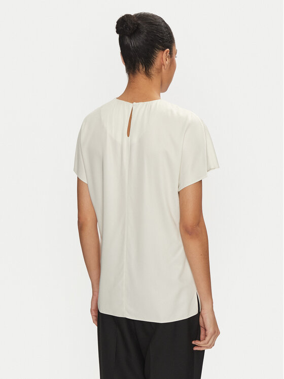 Calvin Klein Calvin Klein Μπλουζάκι K20K207839 Εκρού Regular Fit