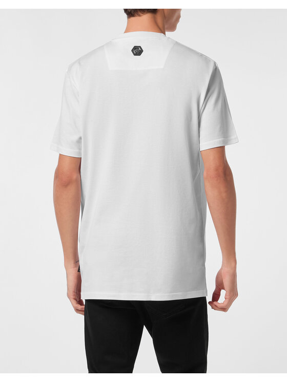 PHILIPP PLEIN PHILIPP PLEIN T-Shirt 24729 Biały Regular Fit