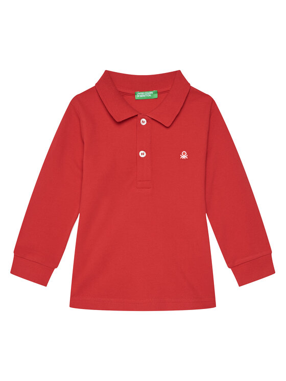United Colors Of Benetton United Colors Of Benetton Polo marškinėliai 3089G3009 Raudona Regular Fit