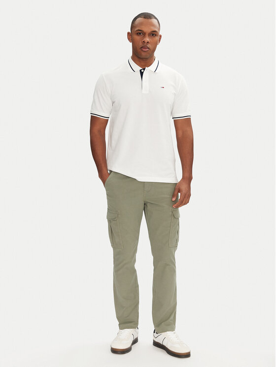 Tommy Jeans Tommy Jeans Pantaloni di tessuto Austin DM0DM20281 Verde Regular Fit