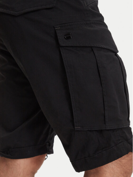 G-Star Raw G-Star Raw Szövet rövidnadrág Rovic Zip D26214-5126 Fekete Relaxed Fit