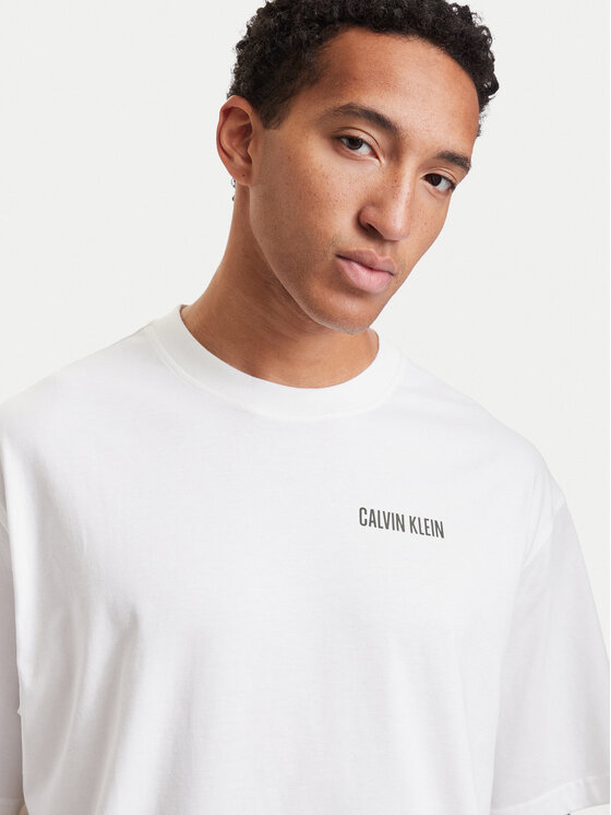 Calvin Klein Jeans Calvin Klein Jeans Majica Calvins Or Nothing LV04RH825G Bela Regular Fit