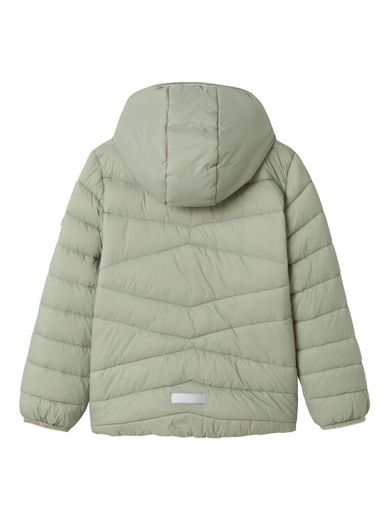 NAME IT NAME IT Žieminė striukė 13241672 Žalia Regular Fit