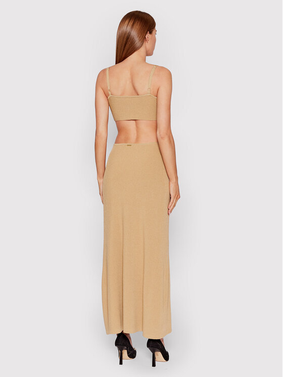 Marciano Guess Marciano Guess Трикотажна сукня Cora 2GGK04 5674Z Коричневий Slim Fit