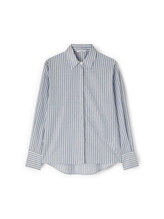 Motivi Motivi Camicia 5008Q100961N0S1 Turchese Over Fit