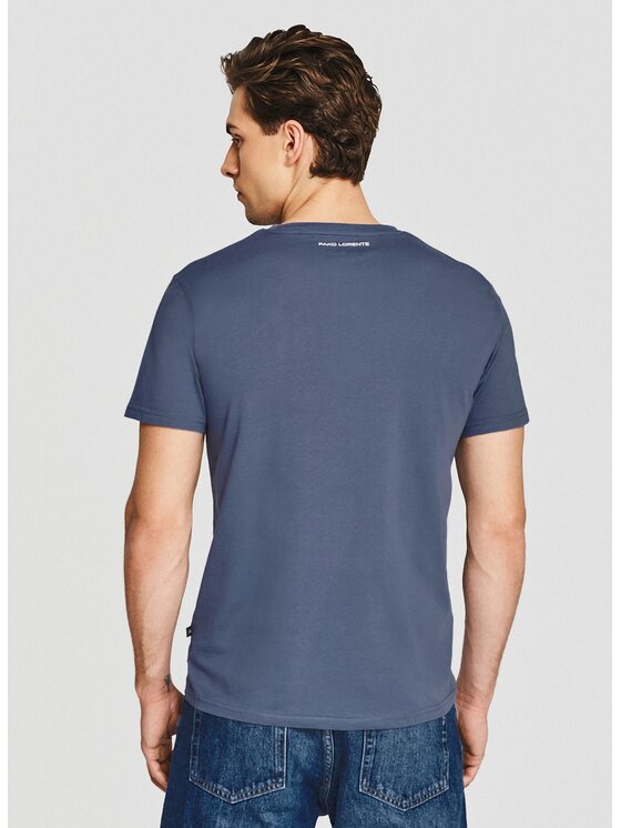 Pako Lorente Pako Lorente T-Shirt P26SF-TT-005 Niebieski Regular Fit
