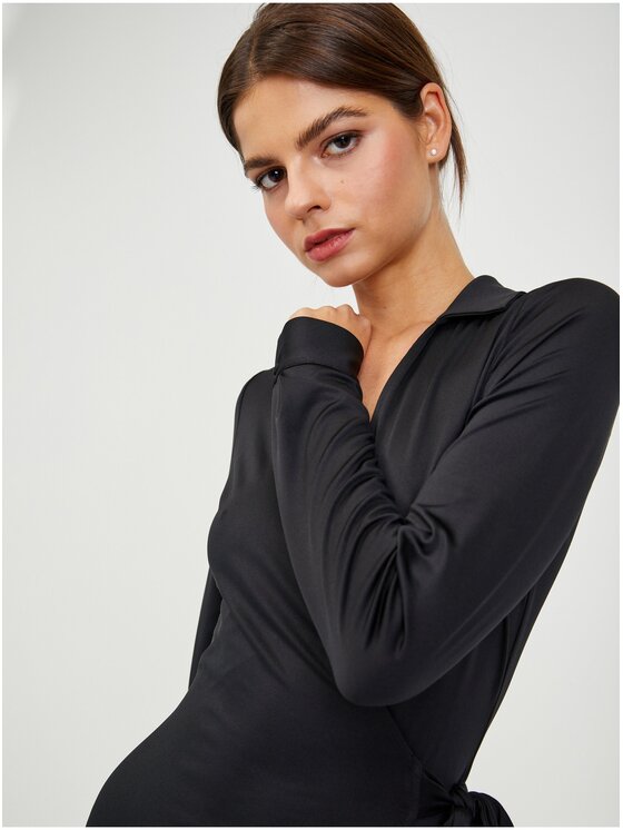 Orsay Orsay Sukienka 410244-660000__S Czarny Regular Fit