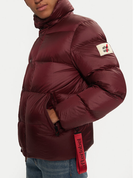 After Label After Label Kurtka puchowa Chamonix A00015 Bordowy Regular Fit