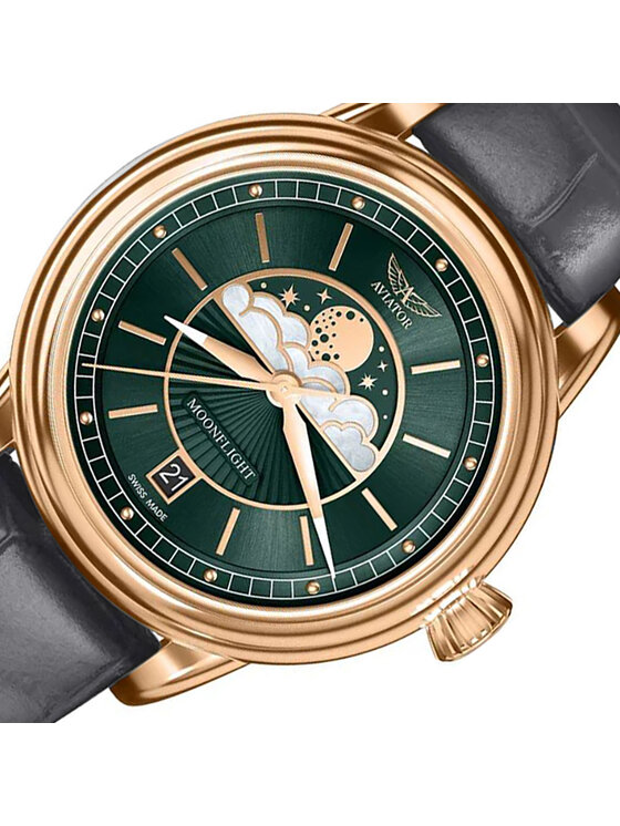 Aviator Aviator Orologio V.1.33.2.263.4GM Grigio