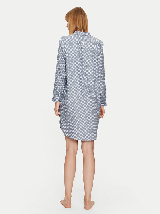 Selmark Selmark Camicia da notte Corba Tera P7363 Blu Regular Fit