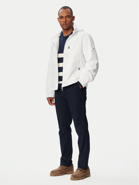 Tommy Hilfiger Tommy Hilfiger Prijelazna jakna MW0MW44299 Bijela Regular Fit