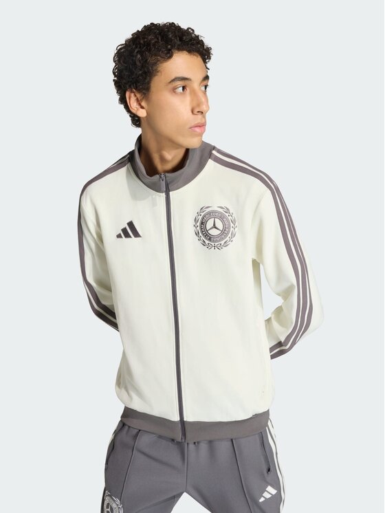 adidas adidas Bluza MERCEDES - AMG PETRONAS FORMULA 1 TEAM SILVER ARROWS ICON Biały Slim Fit