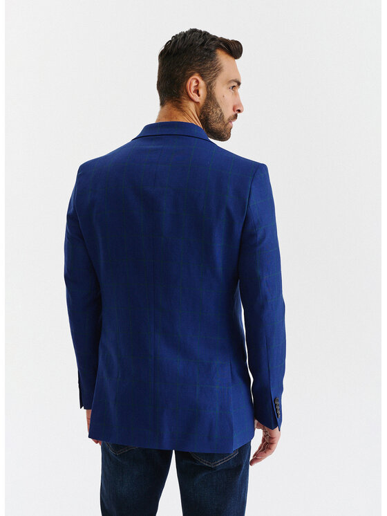 Pako Lorente Pako Lorente Marynarka P23SP-3X-009 Granatowy Slim Fit
