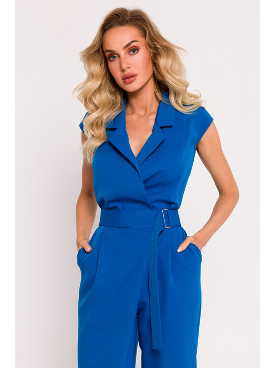 Made of Emotion Made of Emotion Jumpsuit M780 Blu Generous Fit