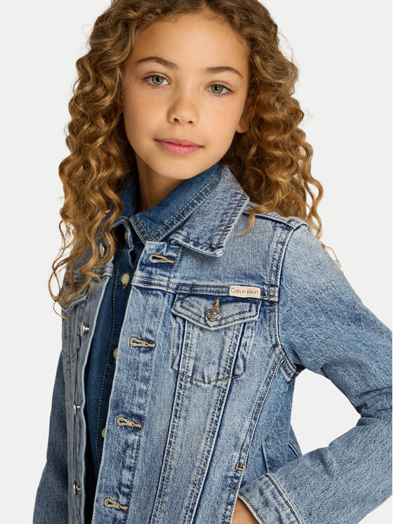 Calvin Klein Jeans Calvin Klein Jeans Traper jakna IG0IG02721 Plava Regular Fit
