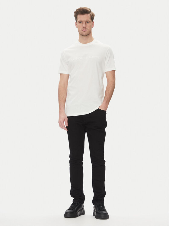 Armani Exchange Armani Exchange Marškinėliai XM000554 AF10356 U0009 Balta Regular Fit