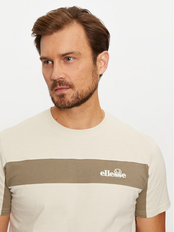Ellesse Ellesse T-Shirt Baloncieri Tee SHX20952 Beżowy Regular Fit