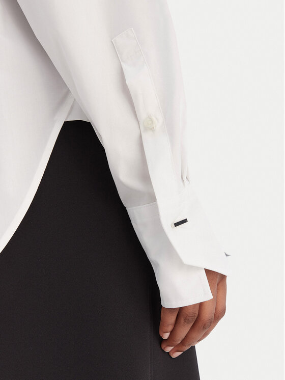 BOSS BOSS Hemd Saturday 50543800 Weiß Oversize