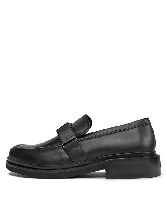 Calvin Klein Calvin Klein Lordsy Moccasin W/ Iconic Plaque HM0HM01452 Czarny