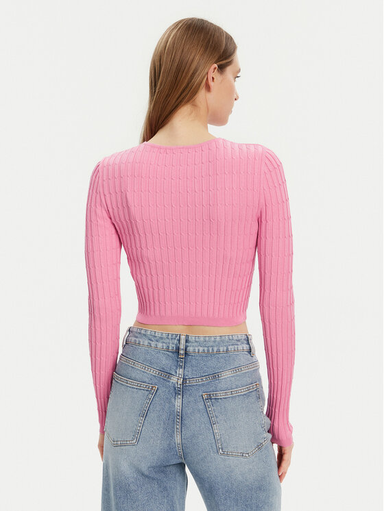 ONLY ONLY Светр Meddi 15339582 Рожевий Cropped Fit