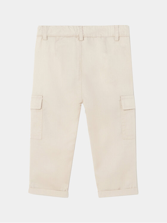 Mayoral Mayoral Παντελόνι υφασμάτινο 1551 Μπεζ Slim Fit