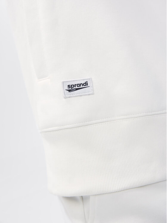 Sprandi Sprandi Суитшърт SP22-BLDR101 Бял Relaxed Fit