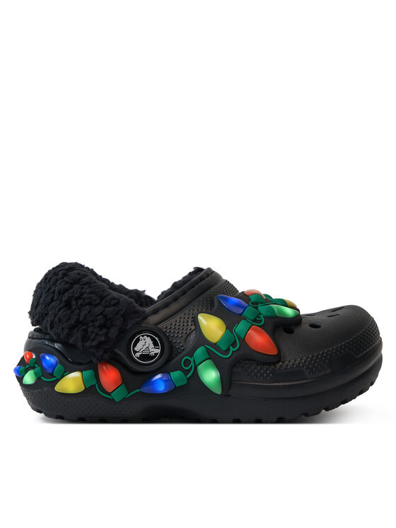 Crocs Crocs Şlapi Classic Lined Holiday Lights Cgt 212027 Negru