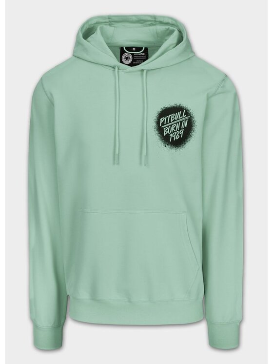 PITBULL PITBULL Bluza GRAFFITI Zielony Regular Fit