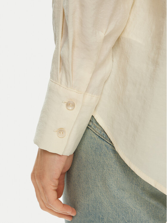 Vero Moda Vero Moda Camicia Queeny 10289349 Écru Regular Fit