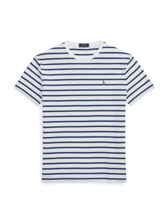 Polo Ralph Lauren Polo Ralph Lauren T-Shirt 710938134008 Σκούρο μπλε Custom Slim Fit