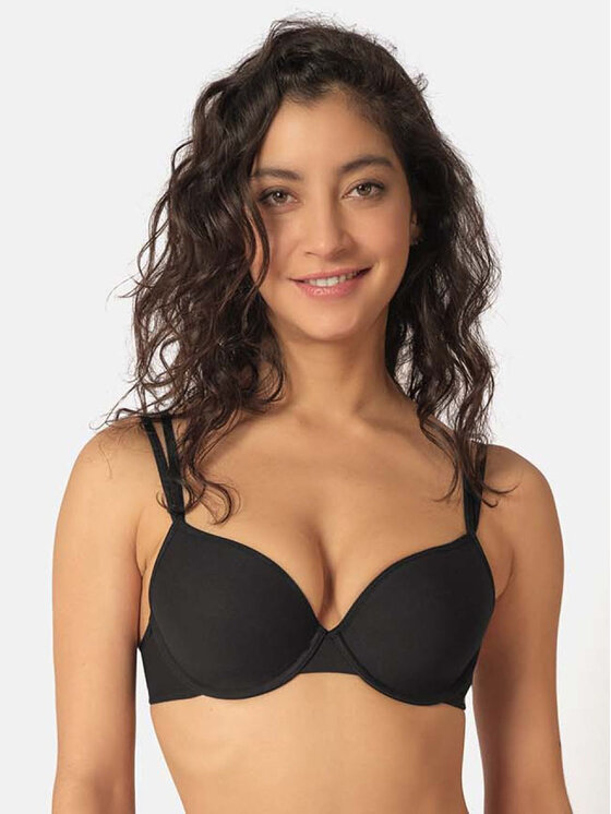 Skiny Skiny Podprsenka s kosticemi 82415 Černá