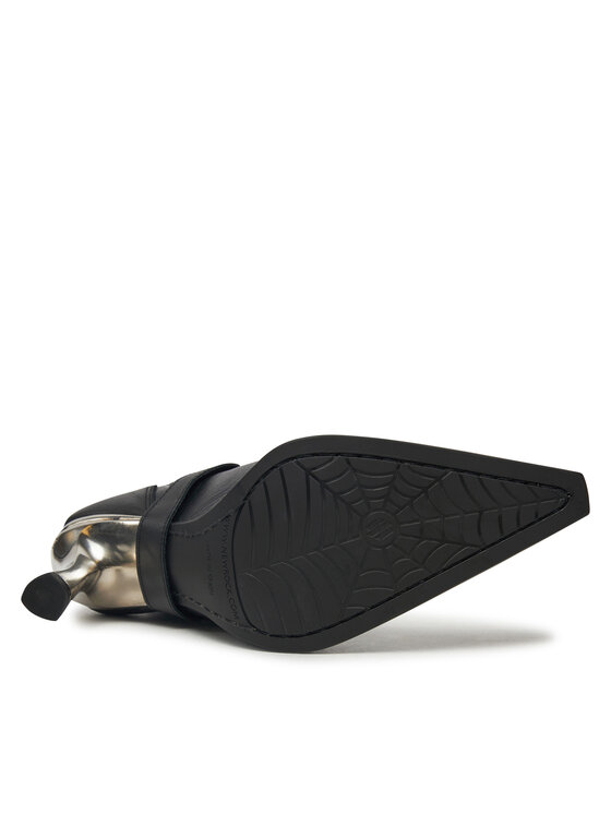 NEW ROCK NEW ROCK Bokacsizma M-9373-S2 Fekete