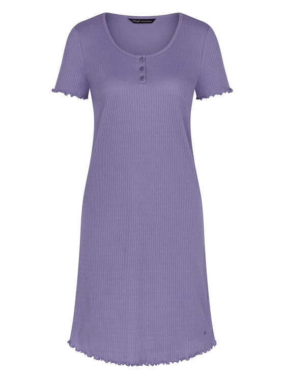 Triumph Triumph Nočná košeľa Mix & Match 10227255 Fialová Regular Fit