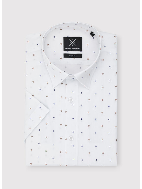 Pako Lorente Pako Lorente Koszula P25SF-1K-014 Biały Slim Fit
