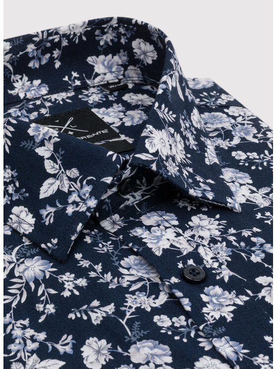 Pako Lorente Pako Lorente Koszula P23WN-1X-009 Granatowy Slim Fit