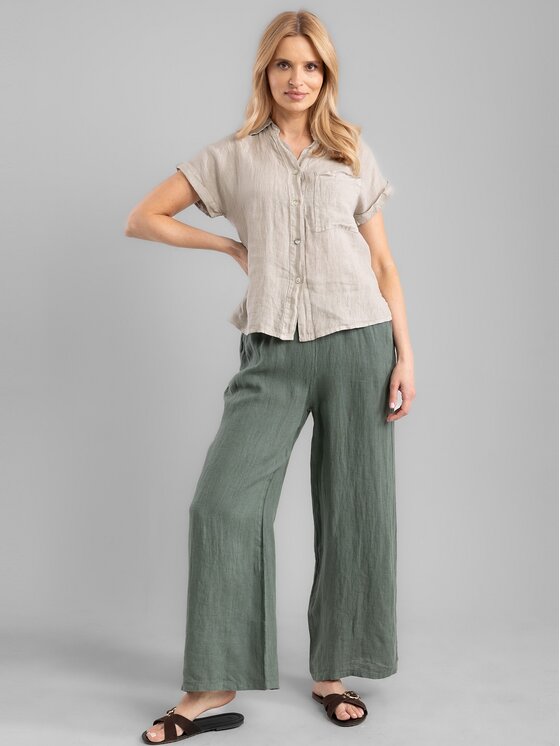 Perso Perso Bluzka CHCE255027F Beżowy Regular Fit