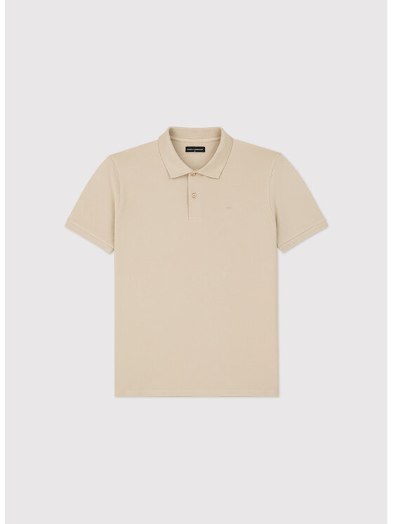 Pako Lorente Pako Lorente Polo P26SF-TX-001 Beżowy Classic Fit