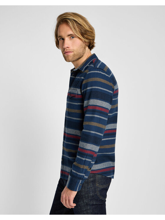Lee Lee Koszula WESTERN SHIRT Kolorowy Regular Fit
