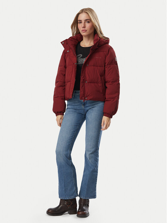 Guess Jeans Guess Jeans Talvejope W6BL25 W3788 Bordoopunane Regular Fit