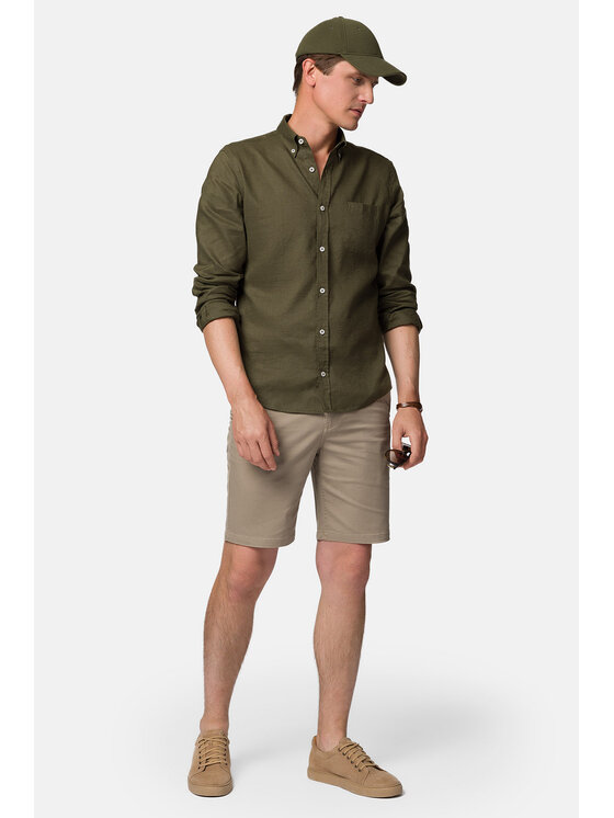 Lancerto Lancerto Koszula Enola KO073123000023 Zielony Slim Fit