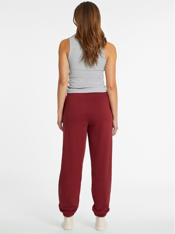 Guess Jeans Guess Jeans Kalhoty z materiálu 167117 Červená Slim Fit