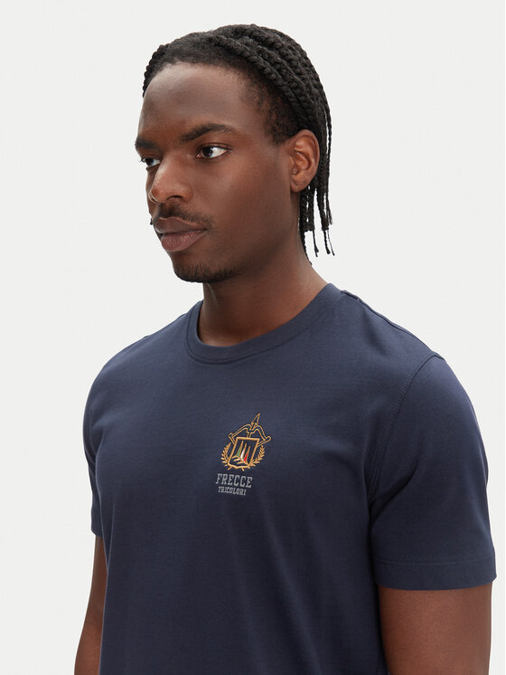 Aeronautica Militare Aeronautica Militare Tričko 251TS2391J592 Tmavomodrá Regular Fit
