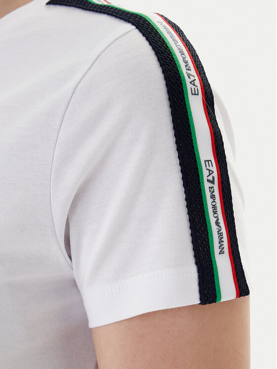 EA7 Emporio Armani EA7 Emporio Armani Tricou 7W001220 AF12503 U0002 Alb Regular Fit