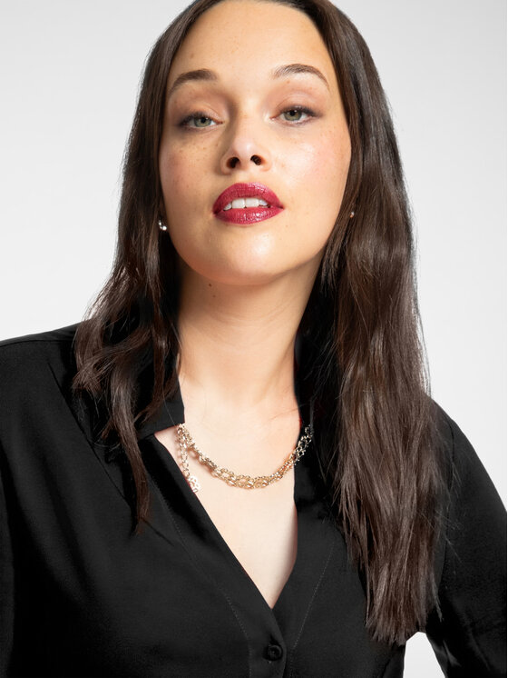 Elena Mirò Elena Mirò Camicia 5167P000239N033 Nero Regular Fit