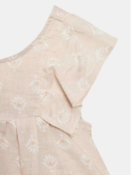 United Colors Of Benetton United Colors Of Benetton Kleid für den Alltag 44JRGV00R Beige Regular Fit