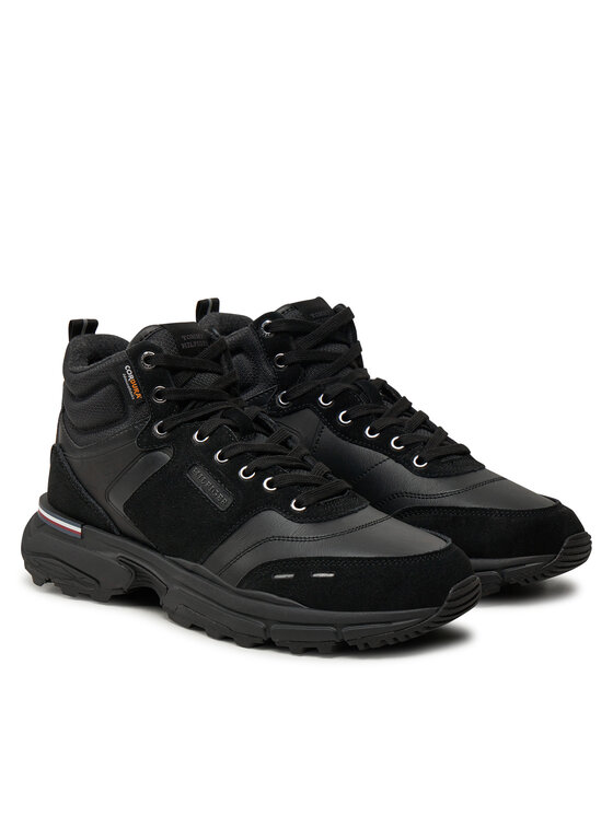 Tommy Hilfiger Sneakers M Runner Cordura Hi Lth Mix FM0FM05222 Nero 
