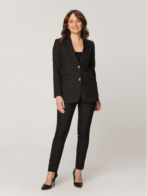 Willsoor Willsoor Marynarka 67539 Czarny Regular Fit