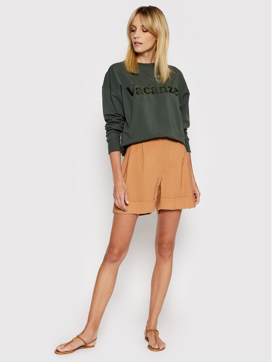 Felpa Vacanze 2021-DRV-013_OG Verde Loose Fit