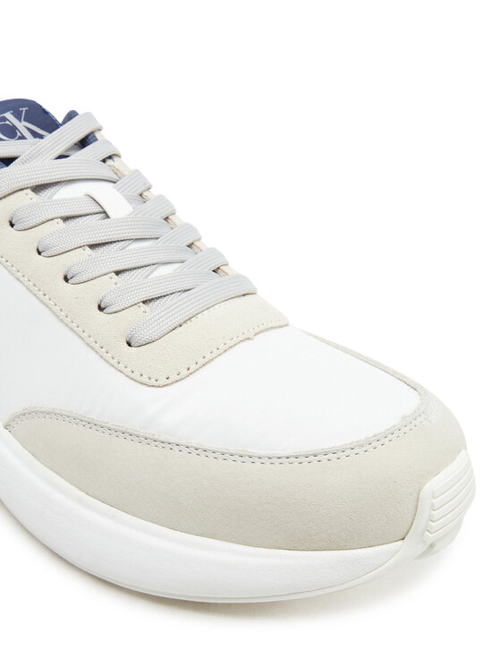 Calvin Klein Jeans Calvin Klein Jeans Snīkeri Athleisure Runner Laceup Mix YM0YM01195 Balts